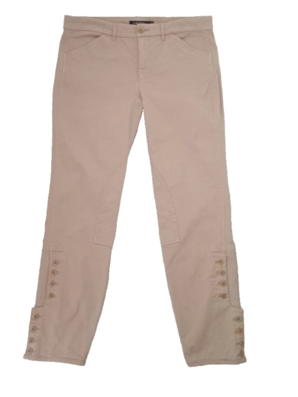 Ralph Lauren Equestrian Pants Women's Sz 10 Tan Jodhpurs Riding Preppy Old Money
